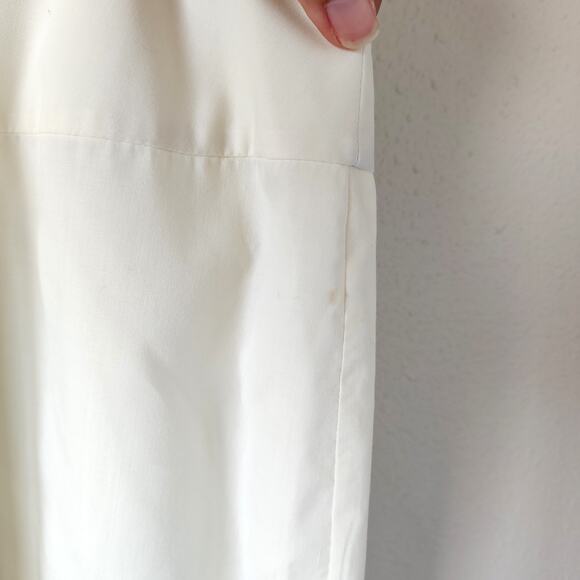 Vintage 80s White Lace Dress with Pearl Buttons – Size 4/6 - Picture 8 of 8